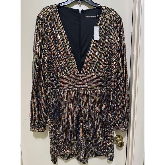 GABRIELLE UNION/NY&C LS SEQUENCED SPECIAL OCCASION DRESS NWT  2x - Picture 1 of 4